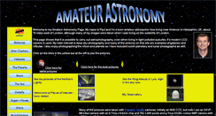 Desktop Screenshot of amateurastronomy.co.uk