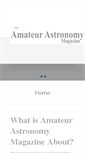 Mobile Screenshot of amateurastronomy.com